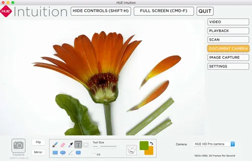 Vista 5 de HUE HD Pro - Cámara de documentos USB para Windows, macOS y Chrome OS (azul)