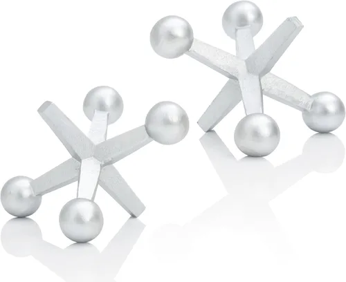 Vista 9 de Retro Jack Knick Knacks Gold Accent Decor Set de 2 pequeños objetos decorativos antiguos para el hogar, dormitorio, oficina, estante, escritorio