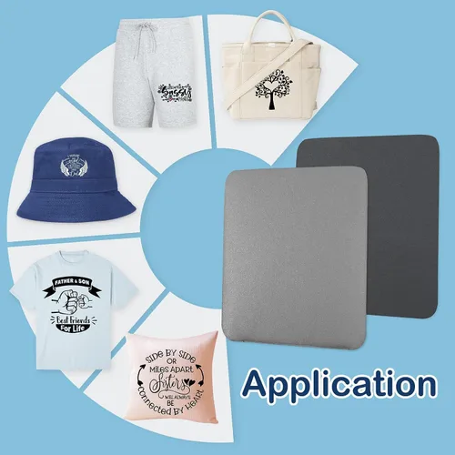 Vista 6 de HTVRONT Alfombrilla de Prensa de Calor - Almohadilla de Prensa de Calor de 8"x10" para Planchado con Aislamiento de Transferencia de Vinilo