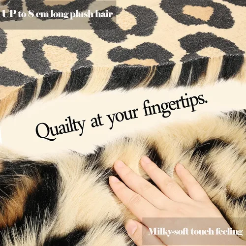Vista 7 de INSMEER 1 funda de almohada con estampado de leopardo verdadero, fundas de almohada decorativas de piel sintética de leopardo, fundas de almohada