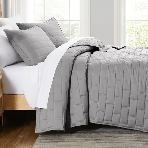 Vista 47 de Southshore Fine Linens, The Brickyard Collection -Juego de edredón ligero