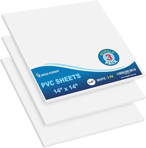 Vista 44 de Mega Format Hojas de plástico de PVC expandido – Hoja negra rígida de 5 x 7 pulgadas para manualidades, señalización y exhibiciones – Sintra