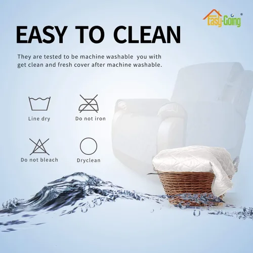 Vista 990 de Easy-Going - Funda reversible para sofá reclinable, resistente al agua, protector de muebles con correas elásticas, para mascotas y niños