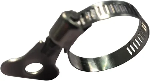 Vista 5 de Abrazaderas de manguera de acero inoxidable 304 juego mixto de 16, abrazaderas de llave de tornillo de pulgar ajustables, 0.236-0.472 in