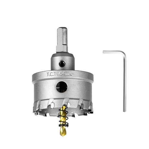 Vista 36 de SALI 1-1/16" (27mm) Kit de sierra perforadora TCT con punta de carburo de tungsteno Broca de sierra perforadora con punta de carburo con broca