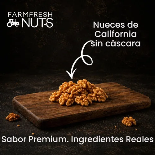 Vista 5 de Mitades y piezas de nueces de California sin cáscara cruda (1 libra), se compara con nueces orgánicas, gran fuente de Omega 3, aptas para veganas