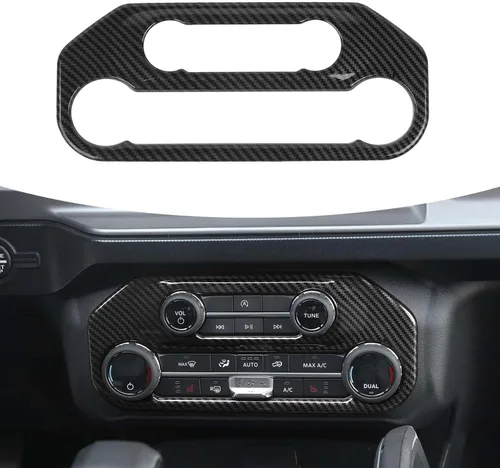 Vista 11 de RAZPOY para Bronco Cubierta del Panel del Interruptor de Aire Acondicionado, Moldura del Botón A/C de la Consola Central Compatible con Accesorios