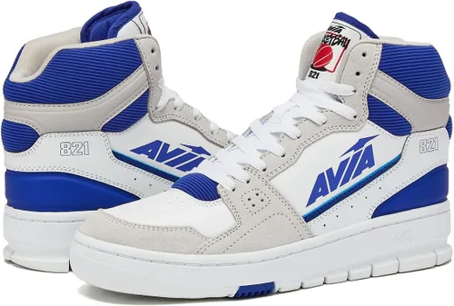 Avia 821 - Tenis altos para hombre, para interiores o exteriores, zapatos de baloncesto para hombre, tallas 7 a 16, zapatos retro de caña alta para