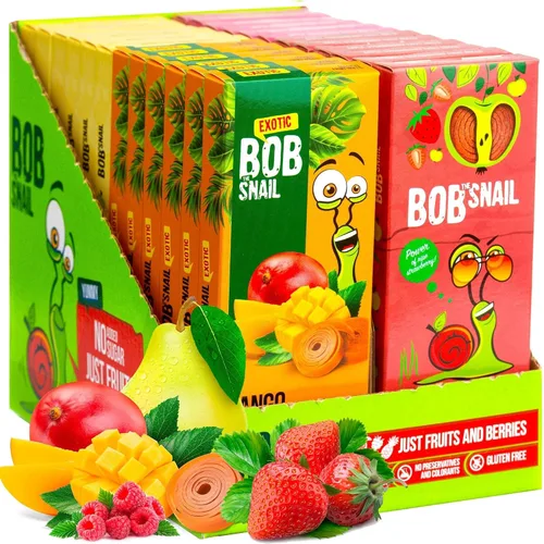 Vista 2 de BOB SNAIL Snacks de frutas saludables para adultos y niños