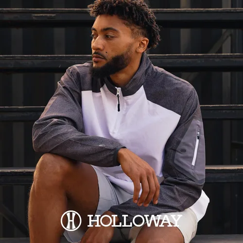Vista 3 de Holloway Raider Chaqueta Pullover Cage - Resistente a la intemperie, ultraligera, cremallera de un cuarto, bolsillo en la manga - Para exteriores