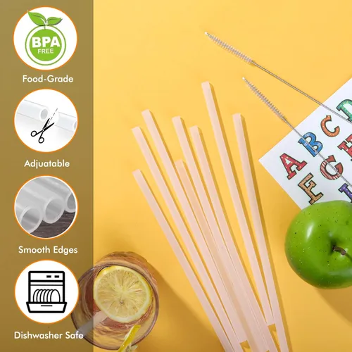 Vista 6 de 11 popotes de repuesto Miracredo para botella de boca ancha Hydro Flask, con tapa de popote Hydro Flask, apto para Thermoflask, popotes para boca