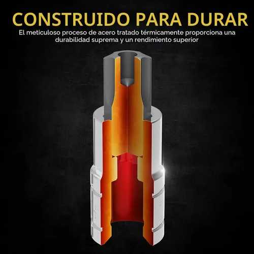 Vista 7 de Lexivon Juego Maestro de Encaje de Brocas TORX, Premium S2 de Acero de Aleación Completo de 34 Piezas, Estrella Sólida y a Prueba