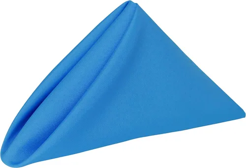 Vista 6 de Ultimate Textile -1 docena- Servilletas de tela de poliéster de 20 x 20 pulgadas, color azul aguamarina
