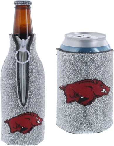 Vista 59 de College Team Color Logo Can & Bottle Holder Insulator Beverage Cooler Set