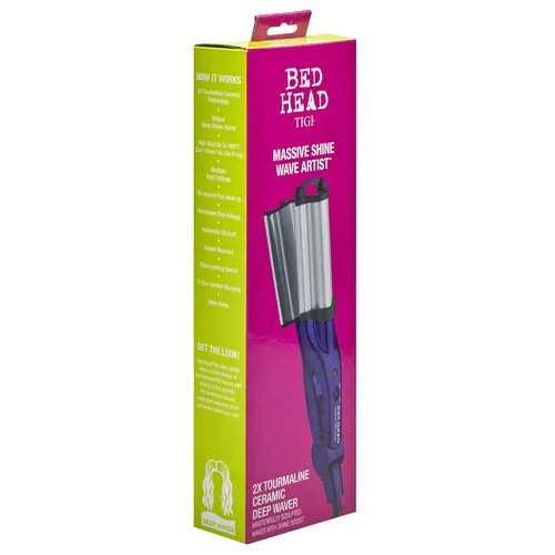 Vista 7 de Bed Head Wave Artist Deep Waver Combate el encrespamiento, consigue resultados duraderos y añade un brillo masivo para ondas playeras Con Morado
