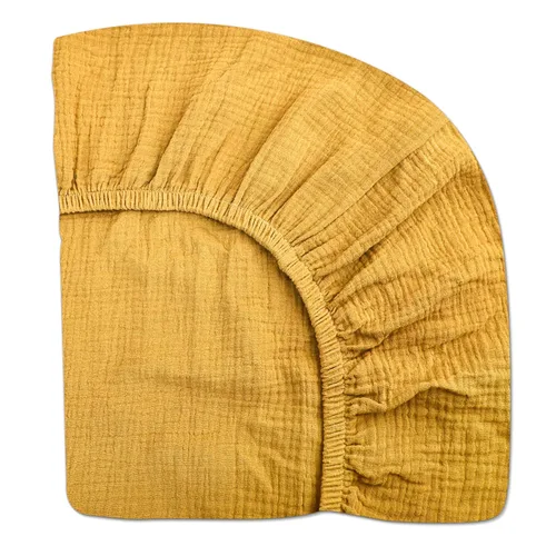 Vista 20 de Sábanas de cuna para niños y niñas, sábanas bajeras para cama de bebé de 28 x 52 pulgadas, ropa de cama de muselina neutra de algodón para cuna