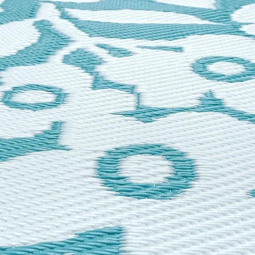 Vista 7 de Alfombra reversible de plástico, resistente al agua, para exteriores, 8 x 10 pies, para patio, terraza, porche, campamento, caravana, resistente a