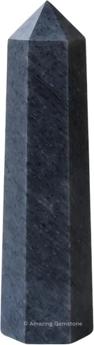 Vista 45 de Amazing Gemstone Torres de cristal de pirita, obelisco de punta de cristal curativo natural para curación de reiki y rejilla de cristal