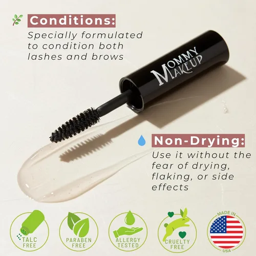 Vista 5 de Lash Shield - Capa superior impermeable para rímel y cejas, resistente al sudor, a prueba de desgarros, impermeable, a prueba de manchas, sellador