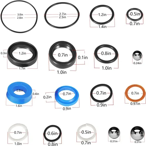 Vista 5 de Kit de reparación de sellos AM200F para Matco Floor Jack Piezas de repuesto de calidad de 2 toneladas para reparaciones