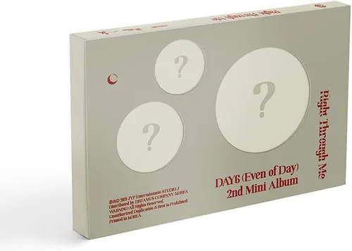 DAY6 EVEN OF DAY - Right Through Me (2nd Mini Album) Album+Extra Photocards Set