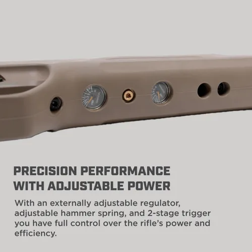 Vista 5 de Barra 250z PCP Air Rifle – Bolt Action Tactical Airgun 1000 FPS, 10-Shot Magazine, Adjustable Regulator, M-Lok Rail, Suppressor-Ready Long-Range