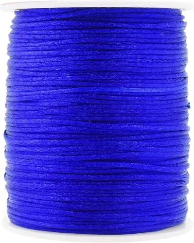 Vista 129 de Mandala Crafts Cordón de nailon satinado de 1/64 pulgadas (0.024 in), 100 yardas para pulseras, collares, joyas y adornos de macramé