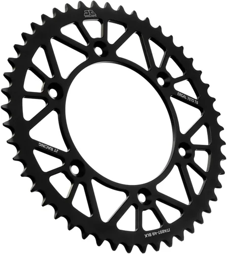 Vista 11 de JT Sprockets JTA897.38BLK - Piñón trasero de aluminio anodizado 7075 T6, color negro