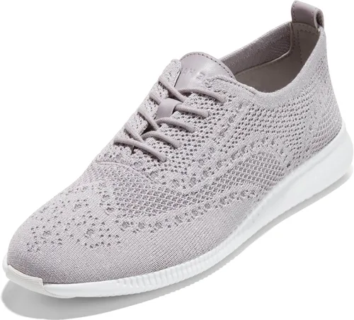 COLE HAAN 2. Zerogrand Stitchlite Oxford, gris Dappleplateado metálico tejidoblanco óptico, 8, Dapple GrisPlata Metálico TejidoBlanco Óptico