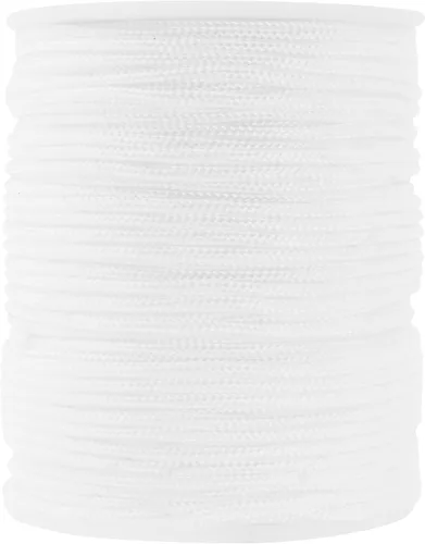 Vista 69 de Mandala Crafts Cordón de Satén de Nylon para Fabricación de Joyas - 1mm 109 Yardas Cuerdas de Nylon Champagne Rattail Cordón de Nudo Chino