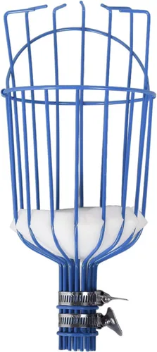 Recolector de frutas, recogedor de frutas de árbol, herramienta de recogedor de frutas naranja con almohadilla de espuma y desmontable para tubo de