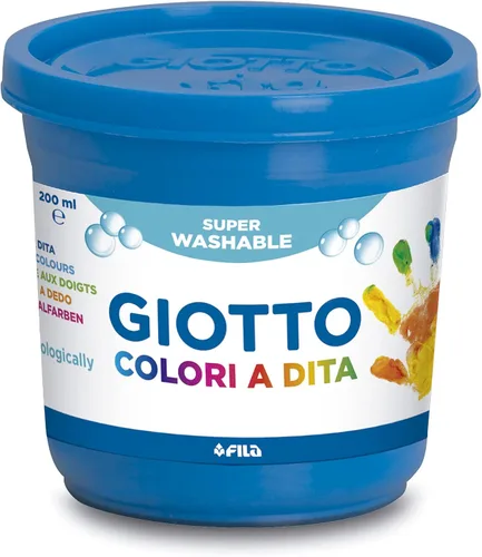 Vista 6 de ESTUCHE 6 BOTES PINTURA DEDOS 200ML Giotto COLORES SURTIDOS