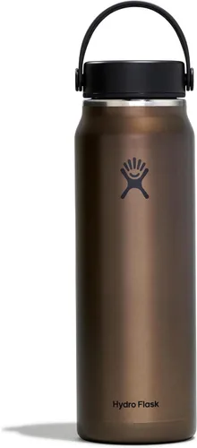 Vista 9 de Hydro Flask 24 Oz Botella de agua ligera de la serie Trail de boca ancha con tapa Flex Tourmaline - Botella de agua para senderismo