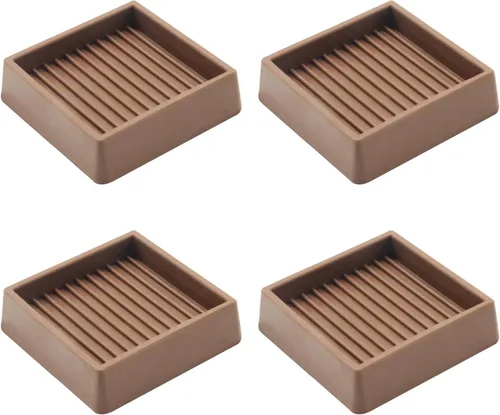 VOCOMO Copas de goma de 2 x 2, almohadillas antideslizantes para muebles, agarre antideslizante para muebles, pies antideslizantes para muebles,