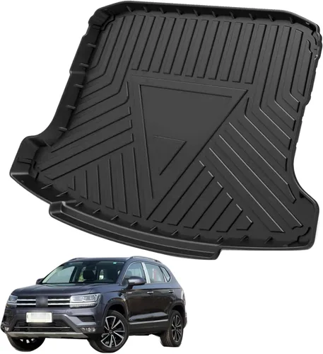 Vista 15 de Revestimiento de carga para Sienna 2019 – Negro TPO para todo tipo de clima, bandeja de carga trasera, impermeable, protector de alfombrilla