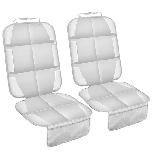 Vista 9 de Meolsaek - Protector de asiento de automóvil para asiento infantil, funda duradera de tela 600D resistente al agua con almohadilla gruesa y respaldo