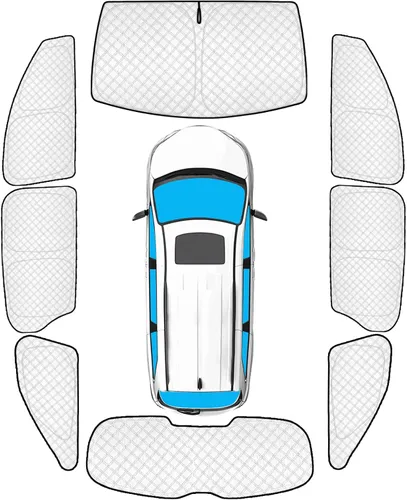 Vista 79 de KMF 6 piezas de parasoles gruesos para Mazda 3 Hatchback (No Sedán) 2014-2018 Accesorios, parasoles completos para parabrisas y ventanas de coche