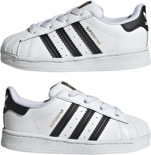 Vista 7 de Adidas Originals - Tenis Superstar elásticos y unisex para bebé