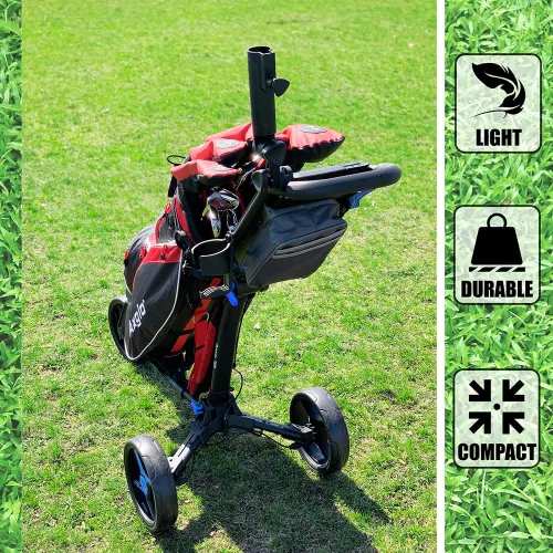 Vista 6 de V3 - Carrito de golf - Carrito de golf - 3 ruedas - Rueda delantera giratoria - Freno de mano - Ligero