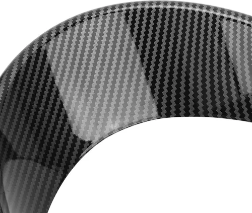 Vista 8 de Fydun Cubierta de tablero de instrumentos de bisel de fibra de carbono para tablero de instrumentos de repuesto para Smart Fortwo/para Forfour 453