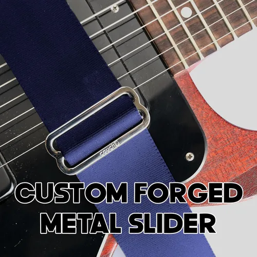 Vista 29 de Couch LA CORREA DE GUITARRA ORIGINAL DE CINTURÓN DE SEGURIDAD RECICLADO Fabricada en EE.UU. Correas de Guitarra (Todo Blanco)