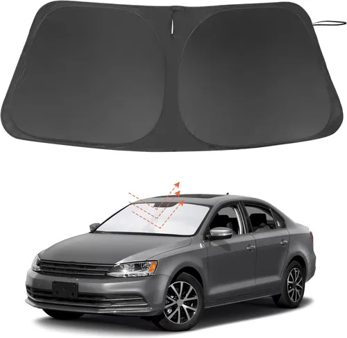 Vista 140 de Parasol para parabrisas de ajuste personalizado para BMW X1 F48 2016-2022, accesorios plegable, bloqueador solar protege el automóvil de los rayos