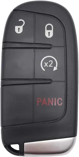 Vista 7 de Funda de repuesto para llavero de entrada sin llave para Dodge Charger Challenger Jeep Grand Cherokee Compass Renegade Patriot Grand Comander