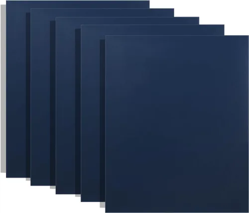 Vista 8 de HOUYEE Paquete de 100 fundas de encuadernación de papel con textura de cuero de 12 mil, 90 libras, cubiertas de presentación de encuadernación, 8.5