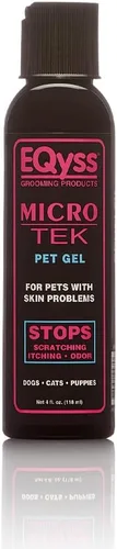 EQyss Micro-Tek - Gel para mascotas, para problemas de piel, detiene arañazos, picazón, olor, puntos calientes, seguro para perros, gatos,