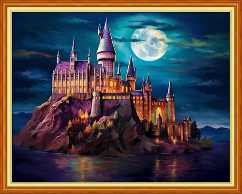 Vista 9 de DMCVIVR Stamped Cross Stitch Kits for Beginners Adults Needlepoint Kits for Beginners Embroidery Kits for Adults Crossstitch Kit for Beginners