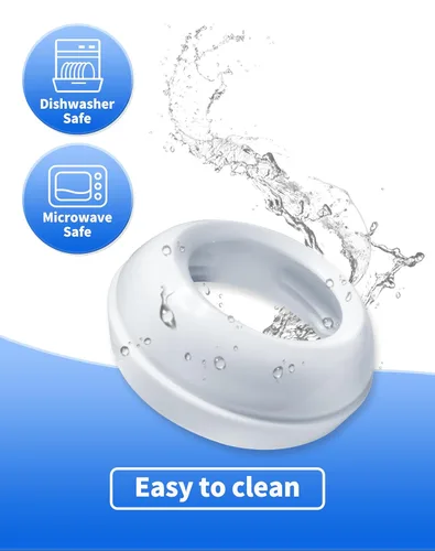 Vista 5 de Collar de repuesto para pezón para biberón de Philips Avent natural y de vidrio natural, no para biberones anticólicos de Avent, collar de anillos