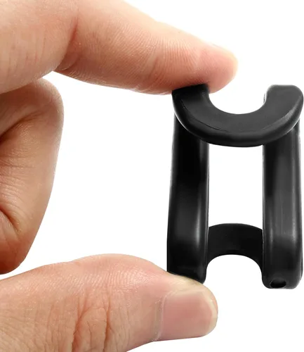 Vista 5 de Jiozermi 100 ganchos de conector para colgar ropa, ganchos resistentes que ahorran espacio para perchas ahorran espacio en el armario