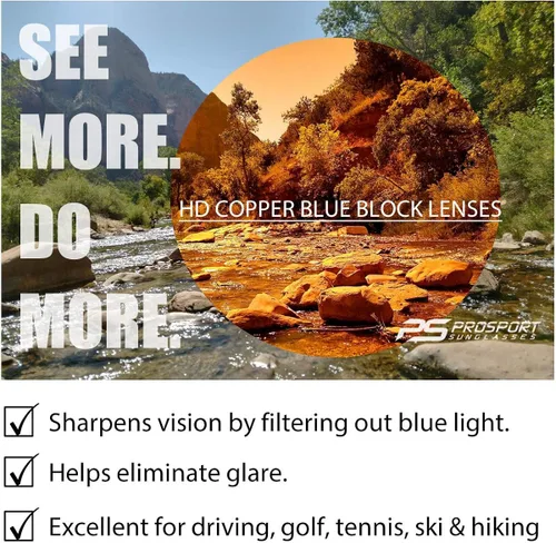 Vista 6 de proSPORT Lector de gafas de sol bifocales de aviador cuadrado Bloqueo de luz azul HD lentes gris o ámbar