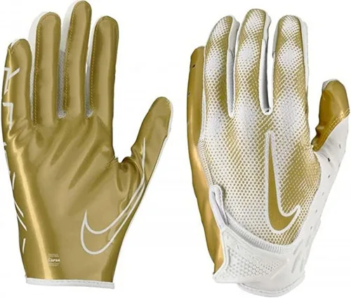 Vista 5 de Guantes de receptor de fútbol Nike Vapor Jet Magnagrip+ Palm - Blanco/Iridescente (para hombre, 1 par)